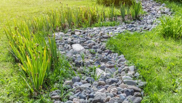 River Rock Garden Installation in Ventura