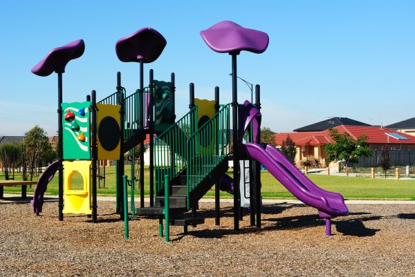 Playground Mulch Removal in Ventura