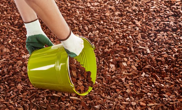 Wood Chip Landscaping in Ventura